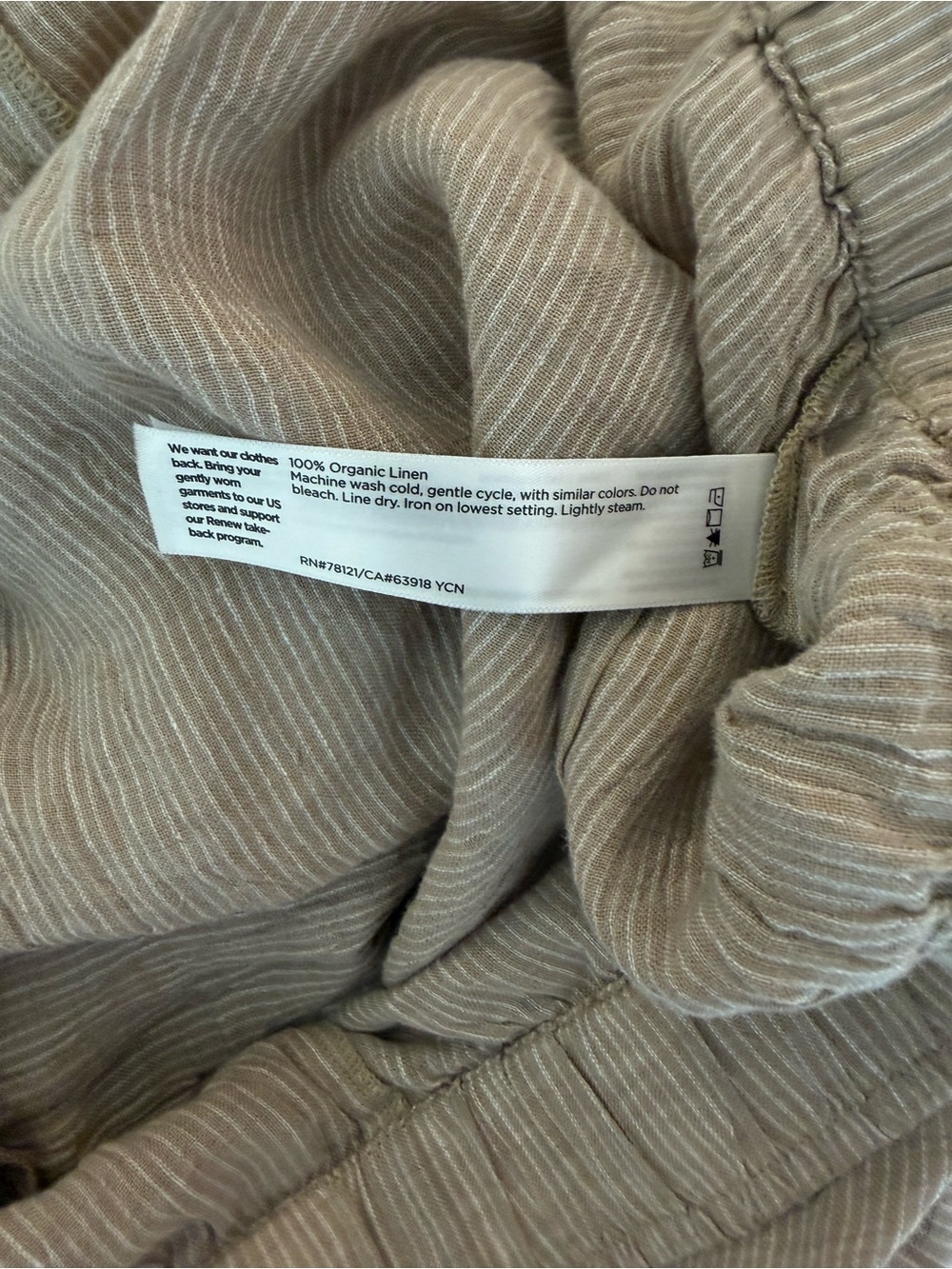 Eileen Fisher Wheat Wide Ankle Pants XL NWT - Picture 5 of 8